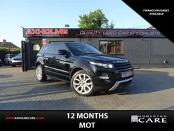 Black Used 2013 Land Rover Range Rover evoque Dynamic Estate | £10,995 (Fair price)