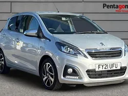 Silver Used 2021 Peugeot 108 Collection Hatchback | £8,485 (Fair price)