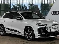 White New 2025 Audi Q6 e-tron Black Edition SUV | £63,999 (Super price)