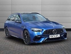 Blue Used 2024 Mercedes C63S AMG Premium Plus Estate | £70,490 (Good price)