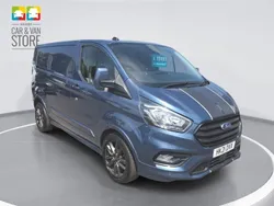 Blue Used 2021 Ford Transit Custom Sport Van | £19,495 (Good price)