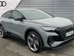 Grey Used 2024 Audi Q4 e-tron Black Edition SUV | £40,740 (Expensive)