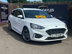 White Used 2020 Ford Focus ST-Line Estate | £8,499 (Fair price)