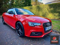 Red Used 2015 Audi A5 Cabriolet S-Line Cabriolet | £9,995 (Fair price)