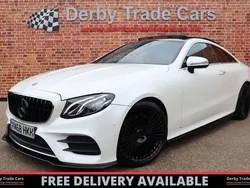 White Used 2018 Mercedes E220 AMG Line Premium Coupe | £21,990 (A bit pricey)