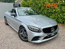 Silver Used 2023 Mercedes C200 AMG line Cabriolet | £29,990 (Expensive)