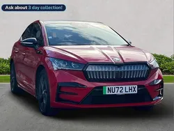 Red Used 2023 Skoda Enyaq iV vRS SUV | £29,831 (Fair price)