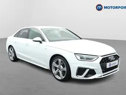 White Used 2024 Audi A4 S-Line Sedan | £26,999 (Fair price)