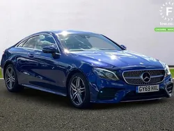 Blue Used 2019 Mercedes E220 Active Coupe | £20,399 (Fair price)