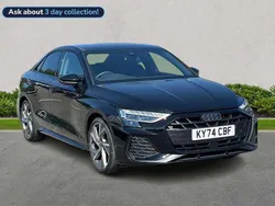 Black Used 2024 Audi A3 Black Edition Sedan | £29,583 (A bit pricey)