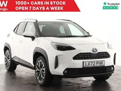 White Used 2023 Toyota Yaris Hybrid Hatchback | £22,399 (Expensive)