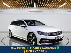 White Used 2021 VW Passat R-line Estate | £15,399 (Fair price)