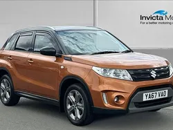 Orange/black Used 2017 Suzuki Vitara SZ-T SUV | £12,100 (A bit pricey)