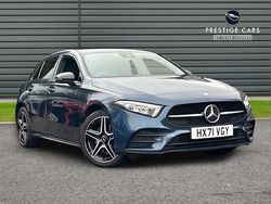 Blue Used 2021 Mercedes A250 Executive Hatchback | £18,491 (Fair price)
