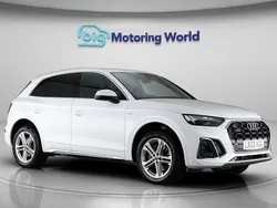 White Used 2022 Audi Q5 S-Line SUV | £26,900 (Good price)