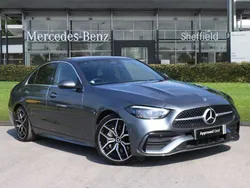 Grey Used 2024 Mercedes C300e AMG Line Premium Plus Sedan | £40,961 (Expensive)