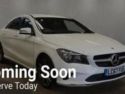 White Used 2017 Mercedes CLA180 Sedan | £12,490 (Fair price)