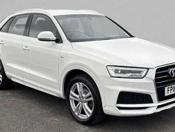 White Used 2018 Audi Q3 S-Line SUV | £13,350 (Fair price)