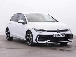 White New 2025 VW Golf VIII R-line Hatchback | £29,490 (Expensive)