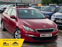 Red Used 2015 Peugeot 308 Active Estate | £3,575 (Fair price)
