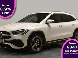 White Used 2021 Mercedes GLA180 AMG line SUV | £23,903 (Fair price)