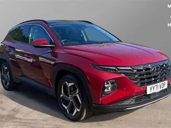 Sunset red Used 2022 Hyundai Tucson Ultimate SUV | £23,242 (Fair price)