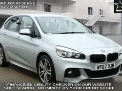 Silver Used 2017 BMW 216 Active Tourer M Sport MPV | £11,440 (Fair price)