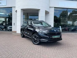 Black magic pearl effect Used 2022 Skoda Karoq SportLine SUV | £24,490 (Fair price)