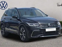 Black Used 2022 VW Tiguan R-line SUV | £27,185 (Fair price)