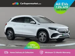 White Used 2022 Mercedes EQA250 AMG line SUV | £21,197 (Fair price)