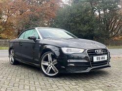 Black Used 2015 Audi A3 Cabriolet S-Line Cabriolet | £10,989 (Fair price)