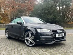 Black Used 2015 Audi A3 Cabriolet S-Line Cabriolet | £10,989 (Fair price)