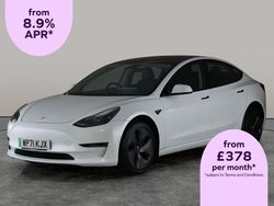 White Used 2021 Tesla Model 3 Long Range AWD Sedan | £20,861 (Fair price)