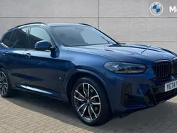 Blue Used 2024 BMW X3 M Sport SUV | £42,715 (Fair price)