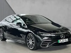 Black Used 2022 Mercedes EQS450+ AMG Line Premium Plus Sedan | £49,493
