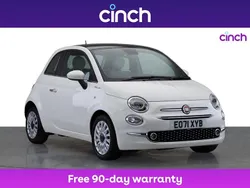 White Used 2021 Fiat 500 Dolcevita Hatchback | £9,949 (Fair price)