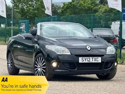 Black Used 2012 Renault Mégane Cabriolet Dynamique Cabriolet | £3,479 (Fair price)
