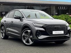 Grey Used 2025 Audi Q4 Sportback e-tron Black Edition SUV | £36,250 (Super price)