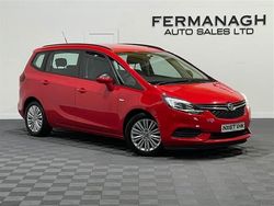 Red Used 2017 Vauxhall Zafira Design Edition MPV | £6,490 (Fair price)