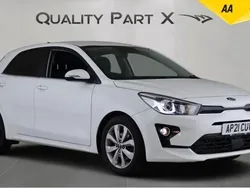 White Used 2021 Kia Rio 3 Hatchback | £9,575 (Good price)