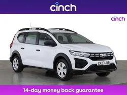 White Used 2023 Dacia Jogger Essentiel MPV | £14,799 (A bit pricey)