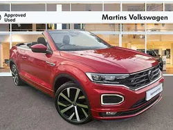 Red Used 2021 VW T-Roc Cabriolet R-line Cabriolet | £23,995 (Fair price)