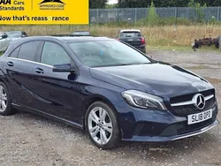Blue Used 2018 Mercedes A180 Premium Hatchback | £9,388 (Good price)