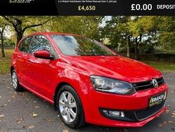 Red Used 2012 VW Polo Match Hatchback | £4,650 (Fair price)