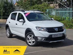 White Used 2015 Dacia Sandero Ambiance Hatchback | £4,050 (Fair price)