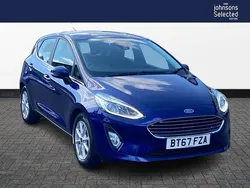 Blue Used 2017 Ford Fiesta Zetec Hatchback | £7,195 (Fair price)