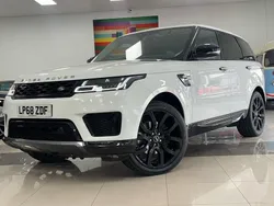 White Used 2018 Land Rover Range Rover Sport HSE SUV | £29,895 (Fair price)