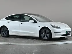 White Used 2021 Tesla Model 3 Long Range Sedan | £18,998 (Expensive)