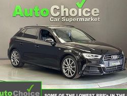 Black Used 2017 Audi A3 Sportback S-Line Hatchback | £13,485 (Fair price)
