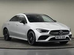 Iridium silver Used 2022 Mercedes CLA250e AMG line Sedan | £26,650 (Fair price)